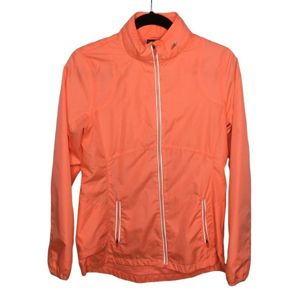 HIND windbreaker  women in tangerine color
